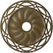 Ekena Millwork Loera Ceiling Medallion (Canopies up to 6 1/4"), 26 5/8"OD x 4 1/2"ID x 1 3/8"P, Mississippi Mud CM26LOMMF - alternate 1